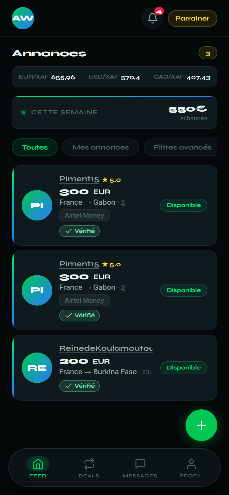 Le fil des annonces TDOLI, avec les taux du jour